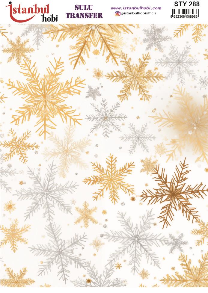 Yılbaşı Sulu Transfer 25x35cm STY288