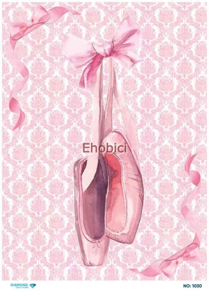 Diamond Pirinç Dekopaj Kağıdı - 1030