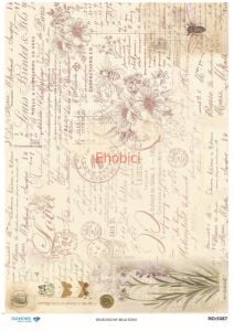 Diamond Pirinç Dekopaj Kağıdı - 5087