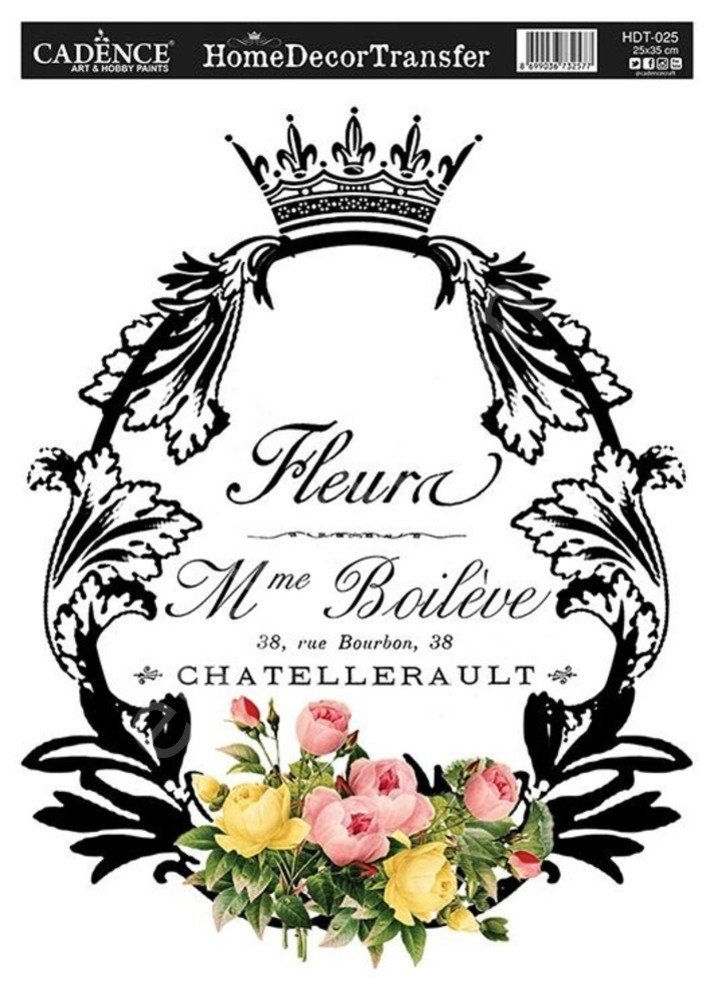 Cadence Home Dekor Transfer Kağıdı 25x35cm HDT-25