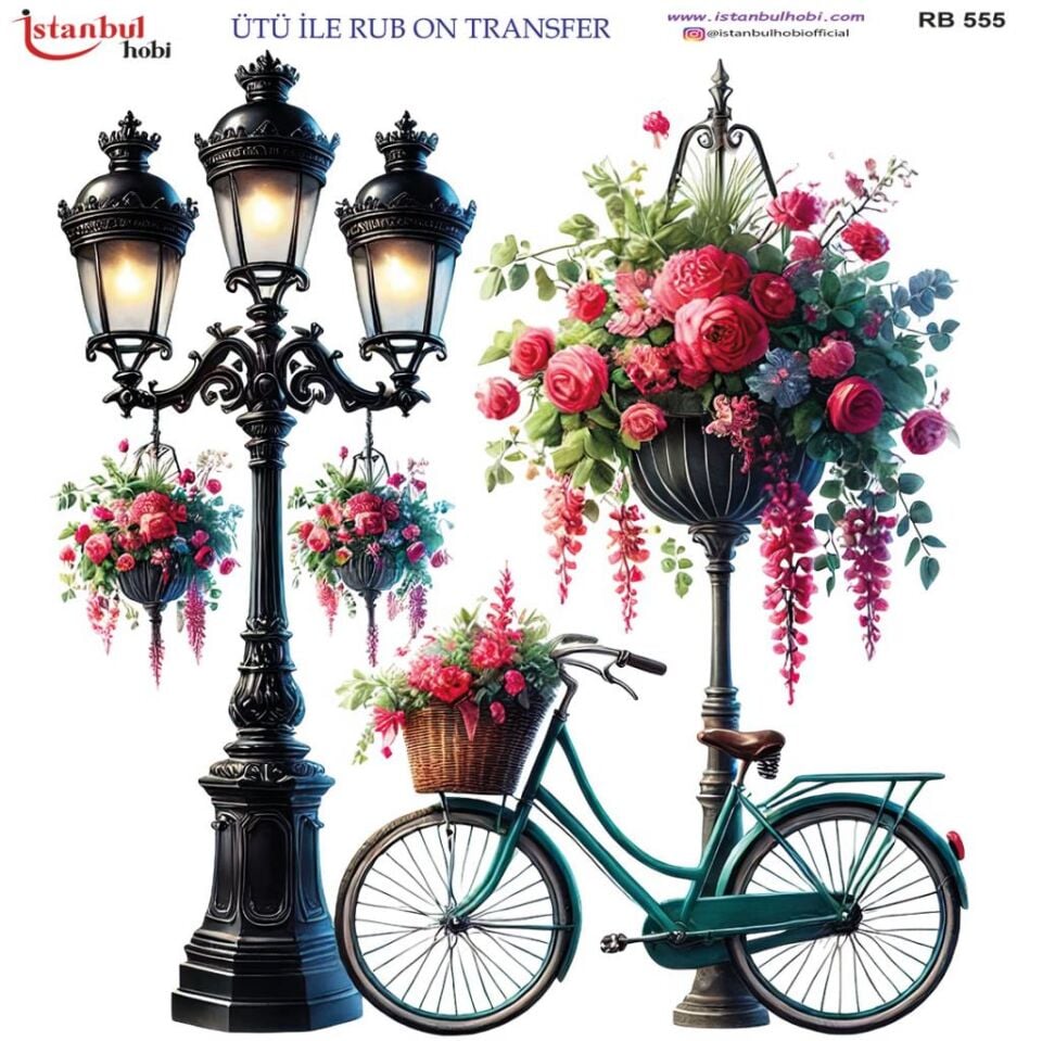 Ütü ile Rub On Transfer Kağıdı 30x30cm RB-555