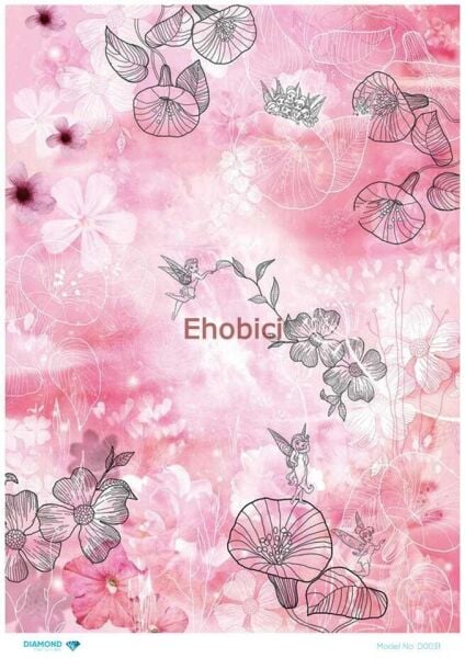 Diamond Pirinç Dekopaj Kağıdı - 031