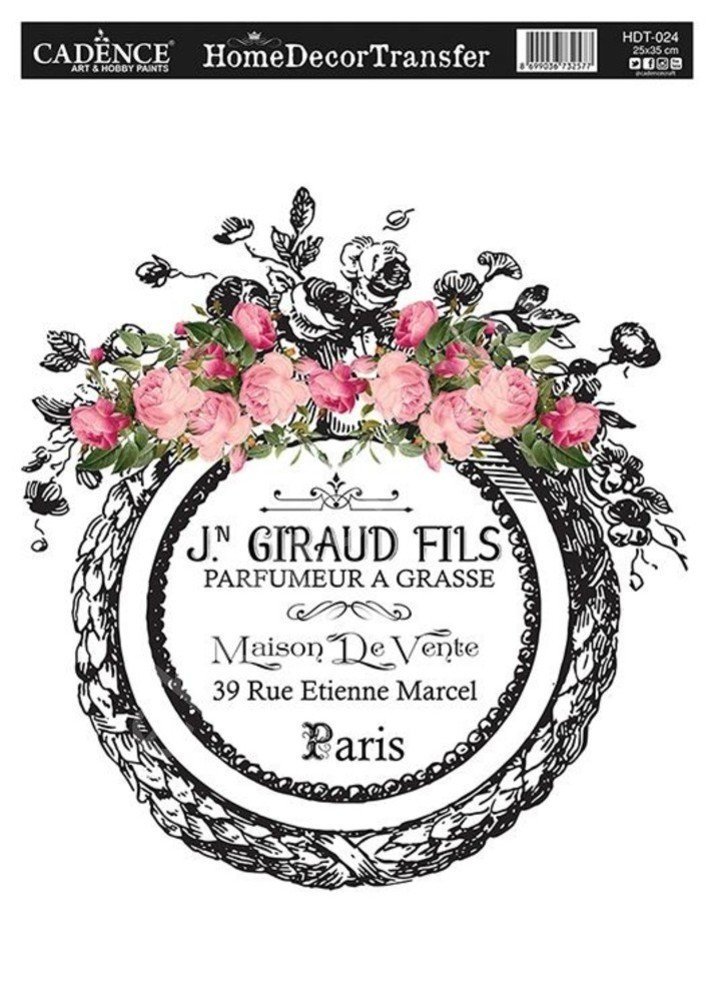 Cadence Home Dekor Transfer Kağıdı 25x35cm HDT-24