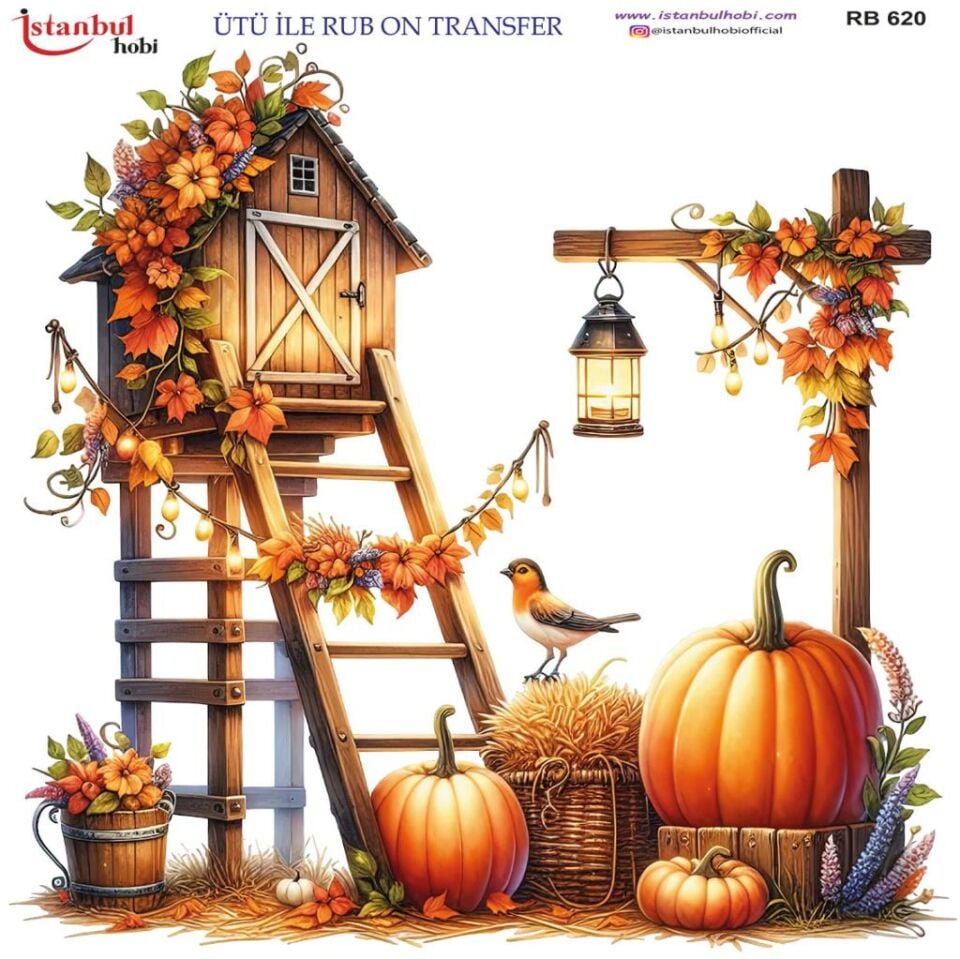 Ütü ile Rub On Transfer Kağıdı 30x30cm RB-620