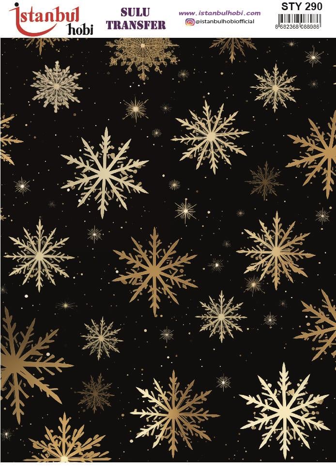 Yılbaşı Sulu Transfer 25x35cm STY290