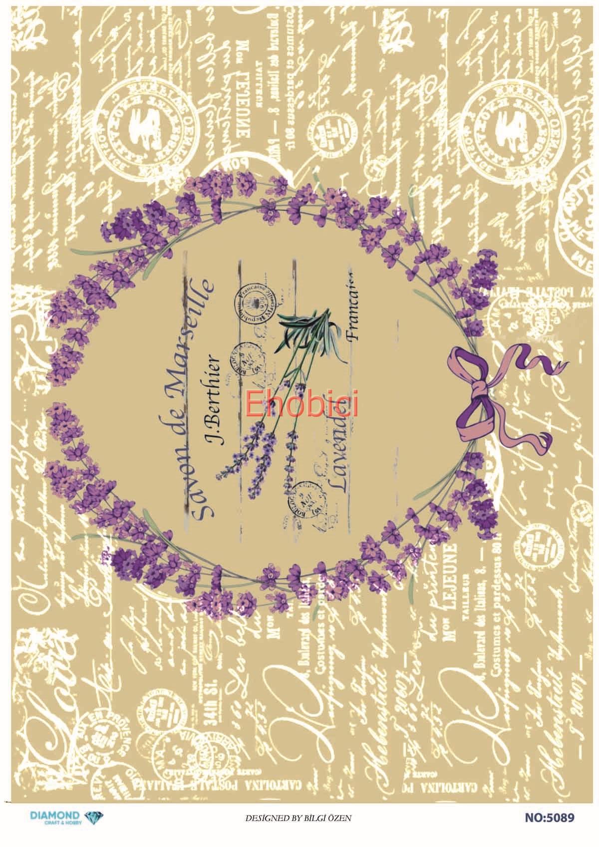 Diamond Pirinç Dekopaj Kağıdı - 5089