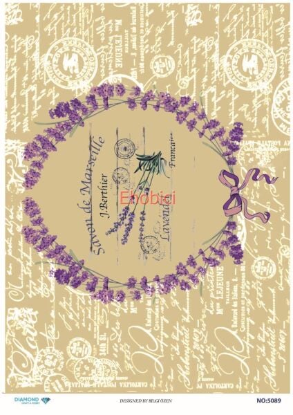 Diamond Pirinç Dekopaj Kağıdı - 5089