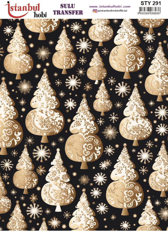 Yılbaşı Sulu Transfer 25x35cm STY291