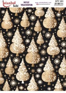 Yılbaşı Sulu Transfer 25x35cm STY291