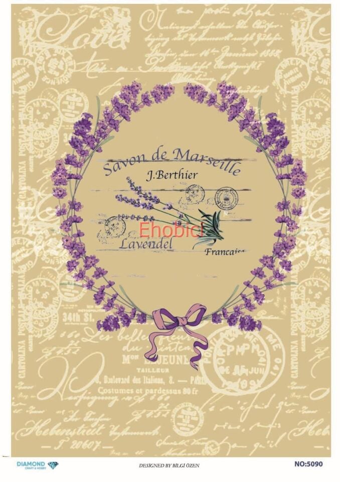 Diamond Pirinç Dekopaj Kağıdı - 5090