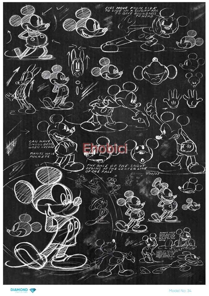 Diamond Pirinç Dekopaj Kağıdı - 034