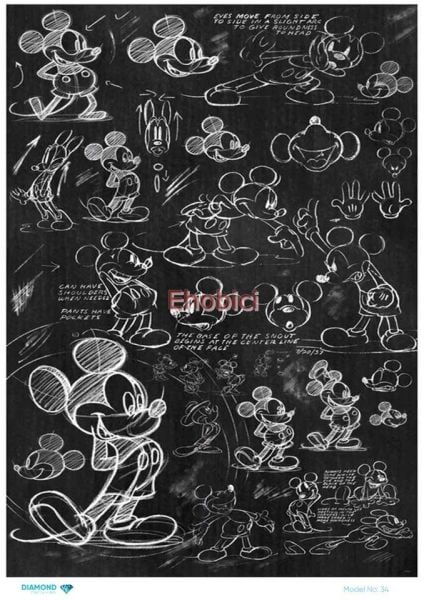 Diamond Pirinç Dekopaj Kağıdı - 034