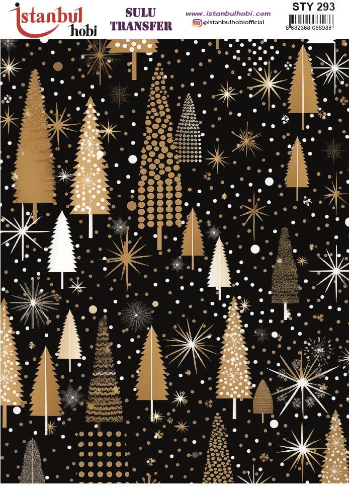 Yılbaşı Sulu Transfer 25x35cm STY293