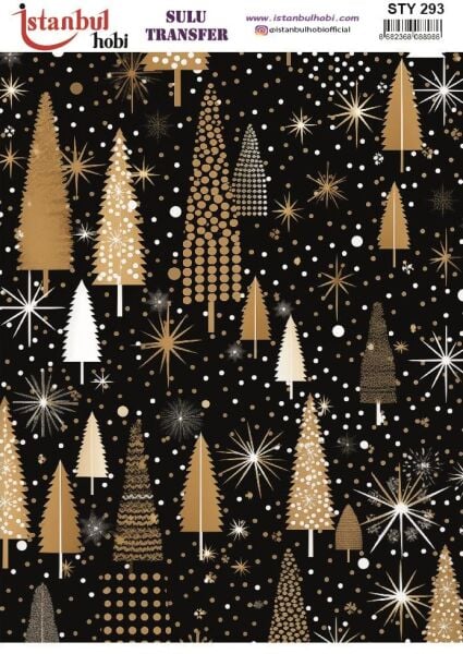 Yılbaşı Sulu Transfer 25x35cm STY293
