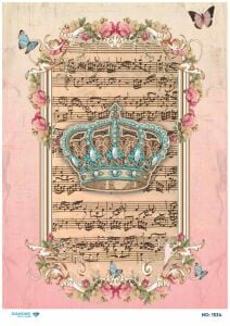 Diamond Pirinç Dekopaj Kağıdı - 1534