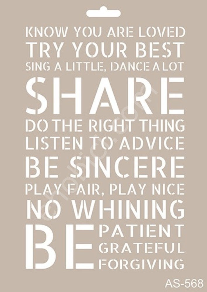 AS568 - Cadence A4 Stencil