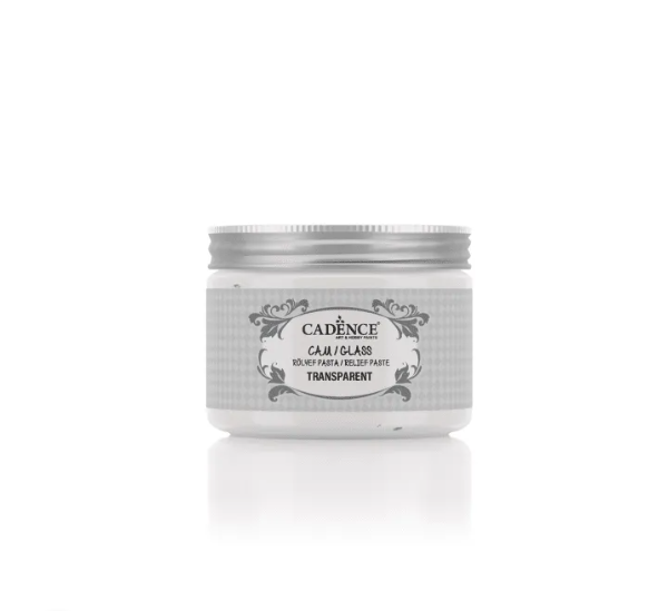 Cadence Şeffaf Cam Rölyef Pasta 150ml