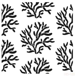 HD122 Cadence Home Dekor Stencil 45x45