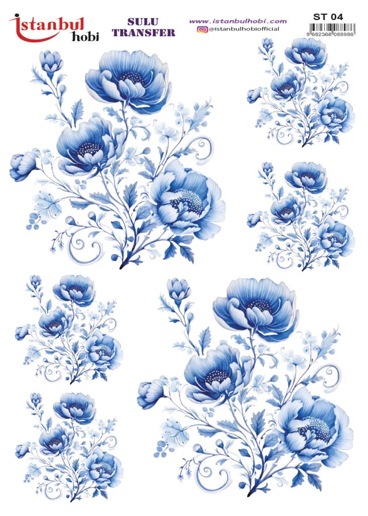 Sulu Transfer Kağıdı 25x35cm ST-004